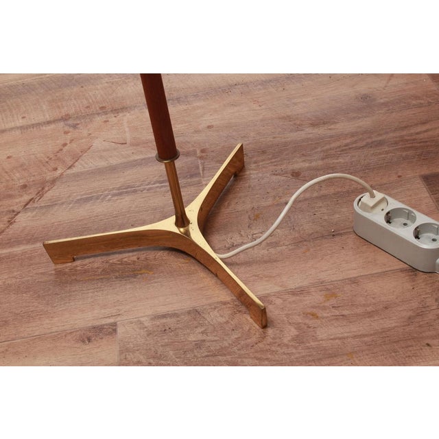 Vintage Floor Lamp with Floral Shade, 1955 For Sale - Image 12 of 14