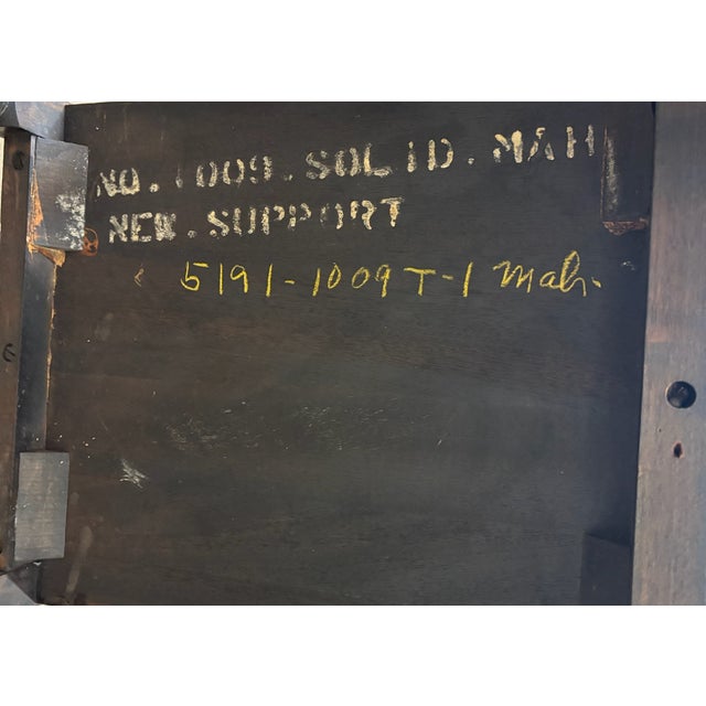 Vintage Mahogany Drop Leaf Bar Cart Tea Cart For Sale - Image 13 of 13