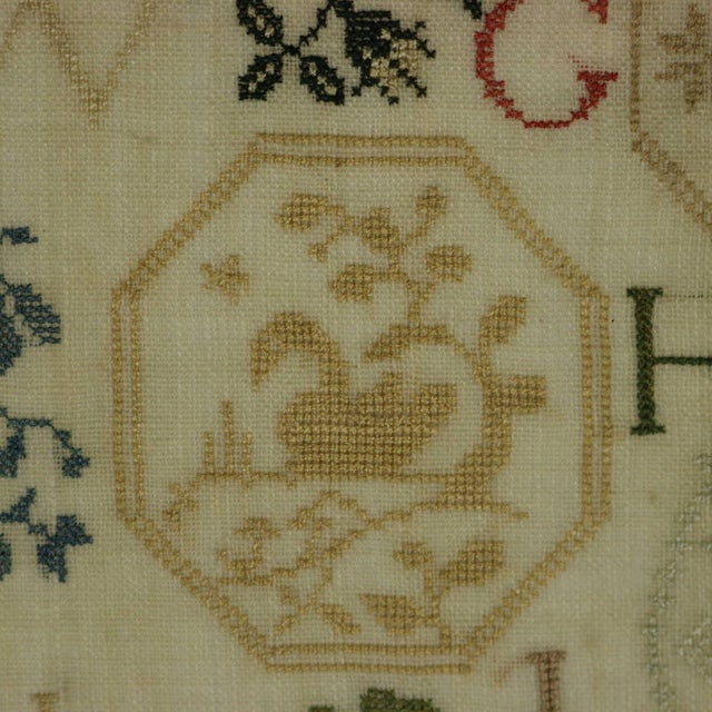 Antique Sampler, 1805, Elizabeth Gregory, Ackworth School For Sale - Image 11 of 18