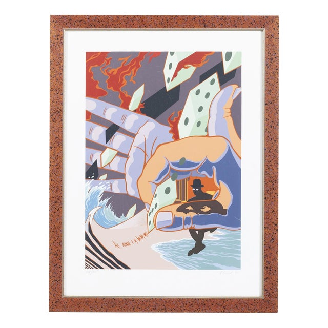 Carlos Calvet, The Arms and the Distinguished Barons, 1992, Screenprint For Sale