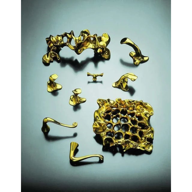Polished solid brass batlló butterfly rotary by antoni gaudi materials: brass dimensions: d 4 cm x w 3 cm x h 5 cm. Solid...
