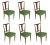 Mid-Century Italian Dining Room Table & Chairs, Set of 7 For Sale - Image 9 of 10