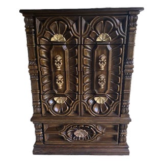 1970s Vintage Spanish Revival Chest of Drawers For Sale