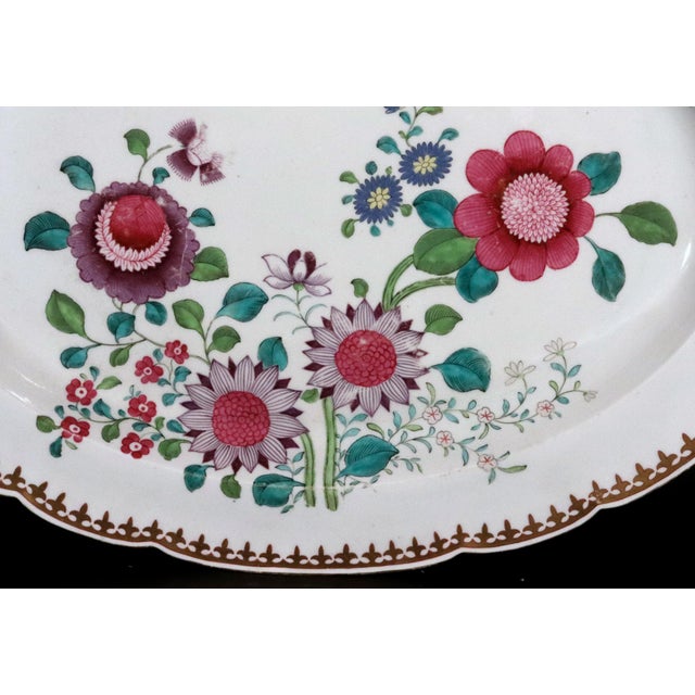 Early 19th Century Barr, Flight & Barr Worcester Porcelain Serving Dishes, Famille Rose Taste For Sale - Image 5 of 14