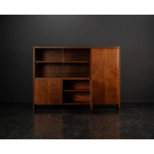 Bauhaus Art Deco Sideboard in Mahogany by Bruno Paul for Veb Deutsche Werkstätten Hellerau, 1930s For Sale - Image 3 of 18