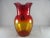 1970s 1970s Blenko Tangerine Amberina Citrine Ruby Crackle Art Glass Pitcher #7315 For Sale - Image 5 of 8