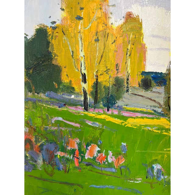 Impressionistic Landscape Original Oil Painting For Sale - Image 4 of 12