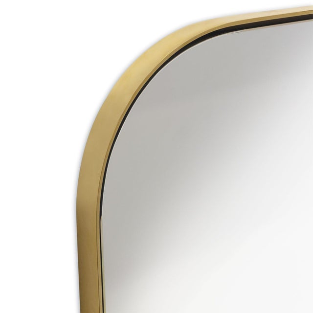 Contemporary Amara Mirror, Gold For Sale - Image 3 of 6