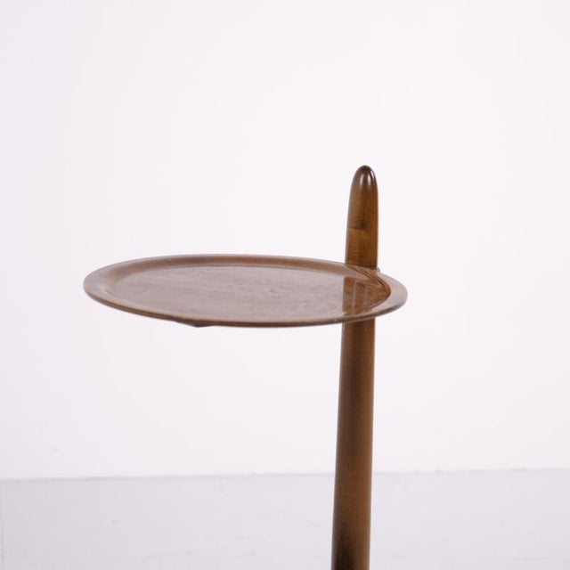 1950s Vintage Walnut Plant Stands by Edmund Jørgensen, 1950s, Set of 2 For Sale - Image 5 of 10