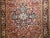 Early 1900s Persian Heriz Rug, Hand-Knotted Wool, Geometric Design, Red & Navy, 6x10 For Sale - Image 10 of 12