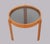 Mid-Century Modern Beechwood Smoked Glass Side Tables by Porada Arredi, Italy, 1970s, Set of 2 For Sale - Image 3 of 12