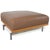 Model 24/7 Corner Sofa and Ottoman in Brown Leather, Wood and Chrome from Joop, Set of 2 For Sale - Image 4 of 18
