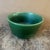 Estate sale find. Marked Brush. A charming vintage green glazed stoneware bowl with classic horizontal ribbing and a rich,...