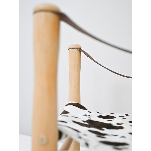 Black Safari Chair by Elias Svedberg for NK, 1960s For Sale - Image 8 of 11