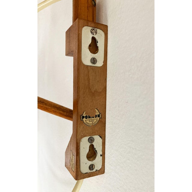 Vintage Scandinavian Wall Light by Pokrok Žilina Czech, 1960s For Sale - Image 15 of 16