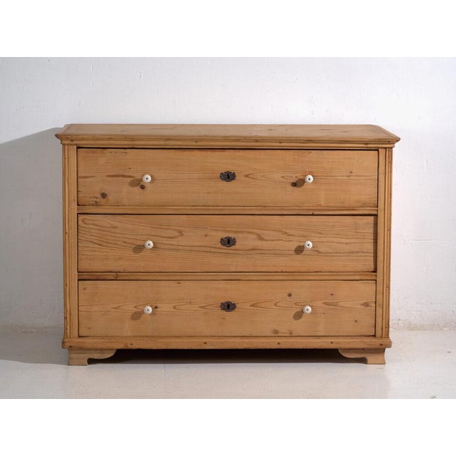 Antique Pine Chest of Drawers For Sale - Image 5 of 12