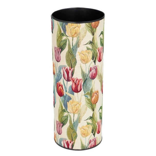 An exquisite addition to any setting, this stylish umbrella stand is constructed from durable metal and covered in Hines'...