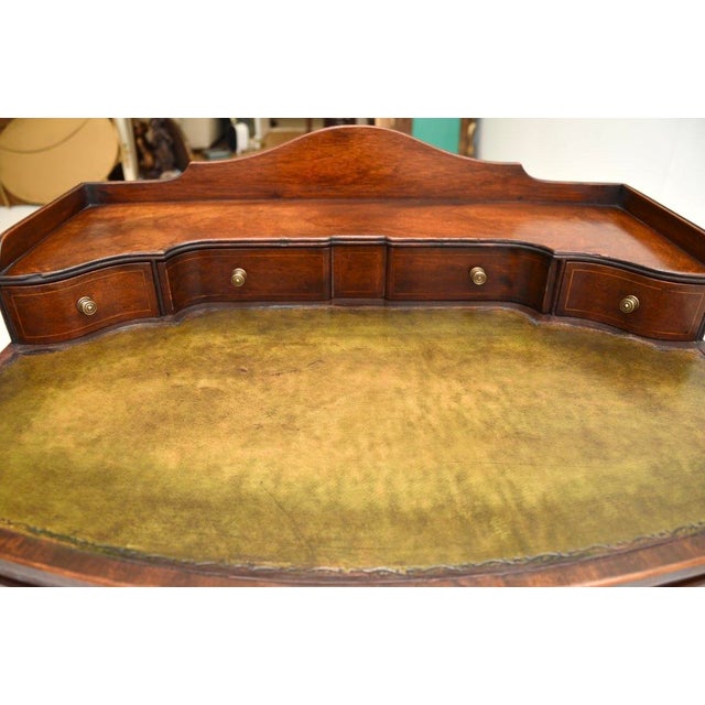 Wood Regency Sheraton Escritoire Desk, 1910 For Sale - Image 7 of 11