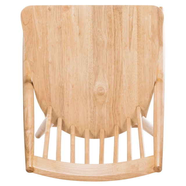 Wood 19"H Spindle Dining Chair in Natural - a Pair For Sale - Image 7 of 11