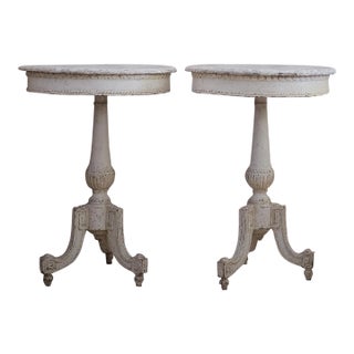 Early 19th Century Pair of French Side Tables For Sale