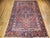 Red Antique Heriz Karajah Rug, Hand-Knotted Wool, Geometric Medallion Pattern, Brick-Red & Navy, 9x12 For Sale - Image 8 of 17