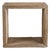 Banana Leaf Narrow Cube Side Table For Sale