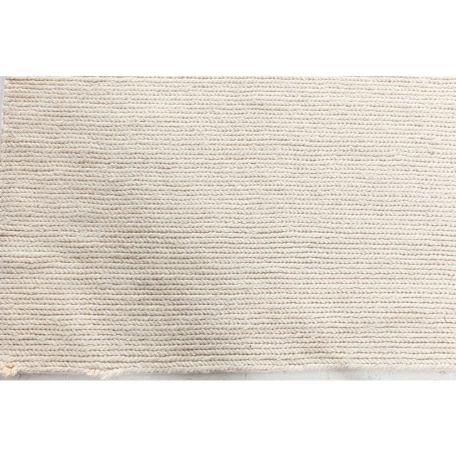 Textile Modern Solid Beige Handmade Rug by Doris Leslie Blau For Sale - Image 7 of 8