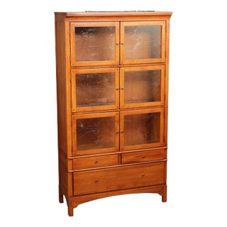 Lexington Bob Timberlake Arts and Crafts Collection Oak Bookcase Display Cabinet For Sale