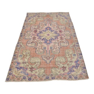 Antique Vintage Kurdish Area Carpet For Sale