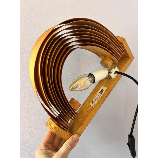 Brown Wall Lamp by Hans Agne Jakobsson for Translandia For Sale - Image 8 of 11