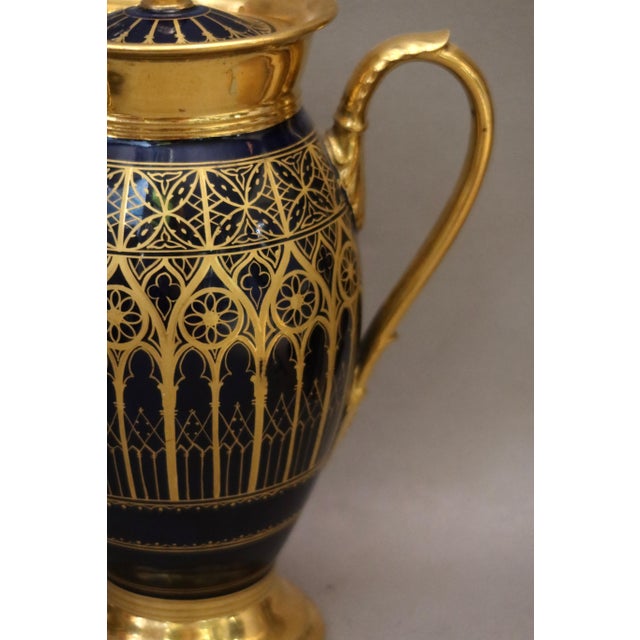 19th Century 19th Century Paris Porcelain Ewer For Sale - Image 5 of 8