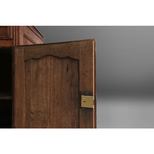 Antique Flemish Oak Cabinet, 1850s For Sale - Image 11 of 18