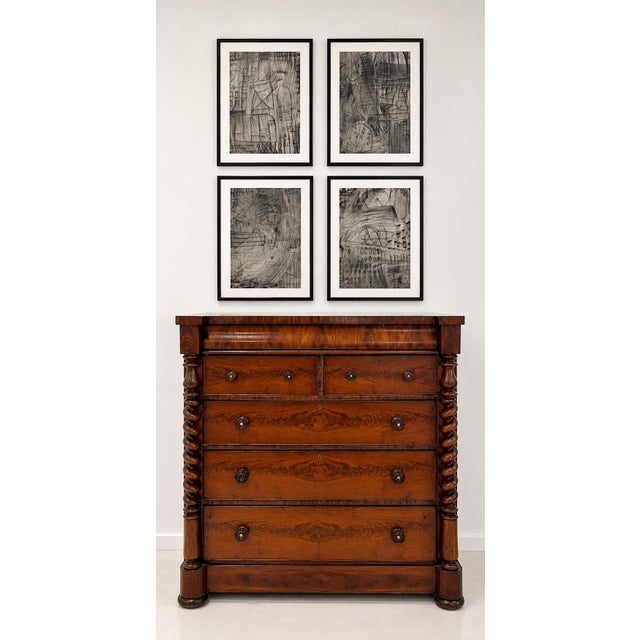 Field Study by Murray Duncan, Group of Four Mixed Media Works on Paper,2025 For Sale - Image 6 of 6