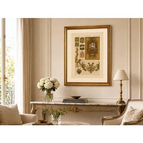 Albert Racinet, Ornament, 1873, Chromolithograph For Sale - Image 9 of 10