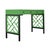 Chippendale Writing Desk - Bright Green For Sale - Image 9 of 9