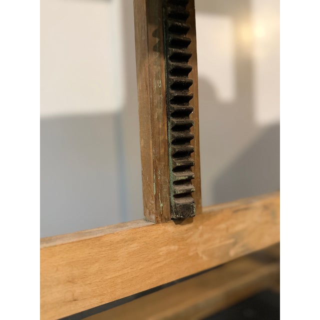 Large Antique Artist's Easel Attributed to France, 18th Century For Sale - Image 9 of 18