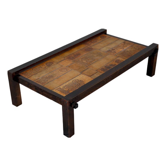 Coffee Table by Roger Capron, France, 1970s For Sale