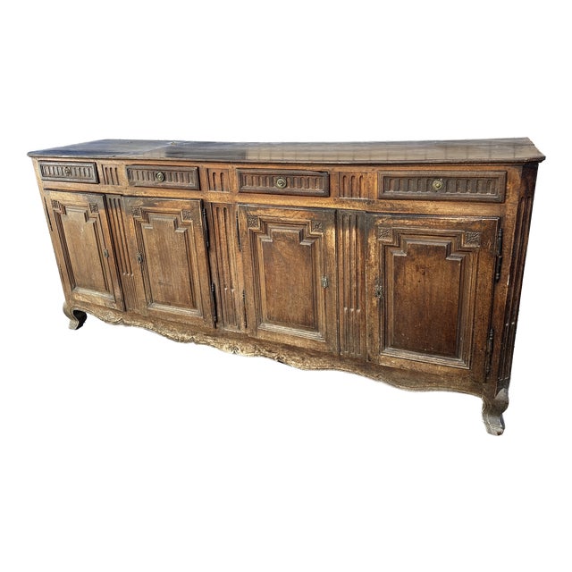 18th Century Walnut Sideboard For Sale