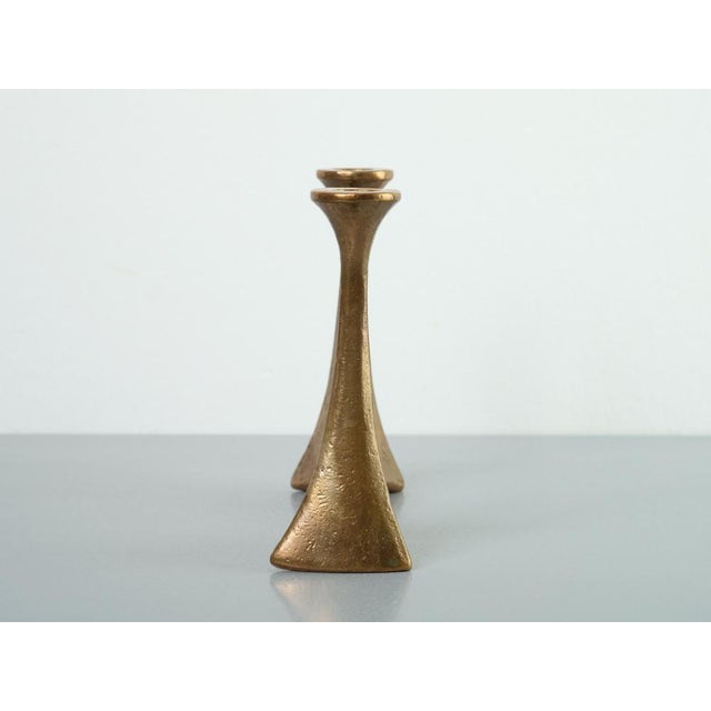 Mid-Century Candleholder in Bronze by Michael Harjes, 1960s For Sale - Image 12 of 18