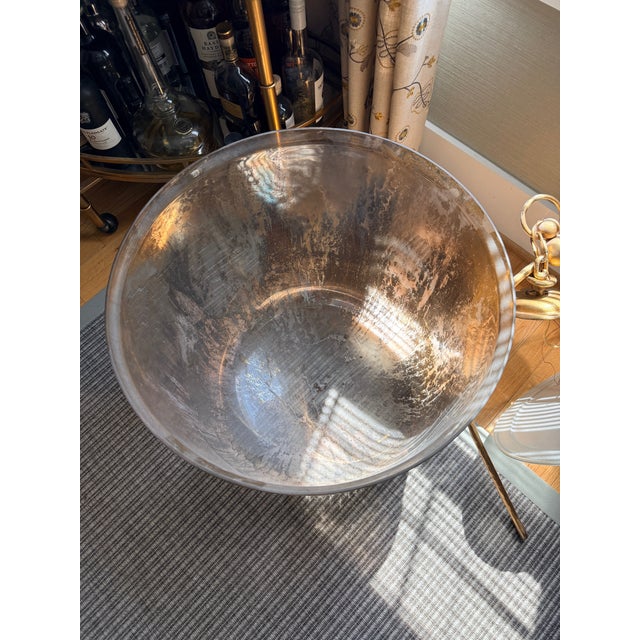 Traditional Visual Comfort Chapman & Myers Lorford Large Smoke Bell Lantern; 2 Available For Sale - Image 3 of 13