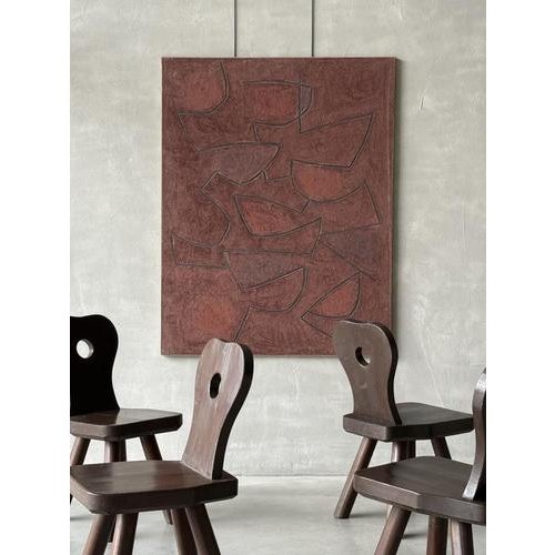 Georges Ferrato, Abstract Composition 4, Acrylic on Canvas For Sale - Image 8 of 8