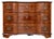 Alfonso Marina Marquetry Inlaid Chest of Drawers. Serpentine front with three incurved central drawers with bowed ends....