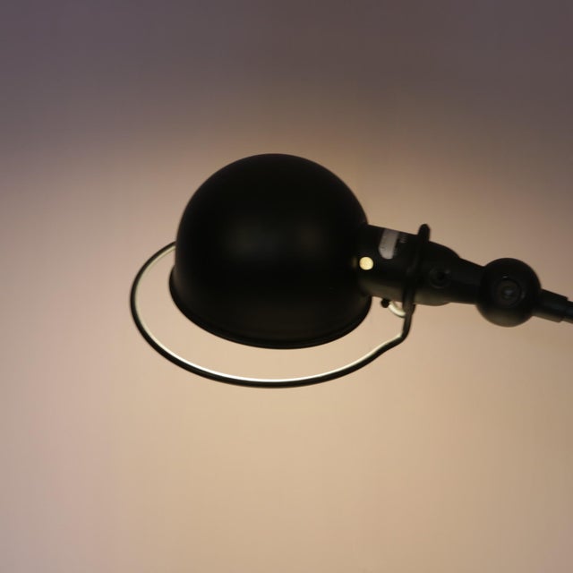 Vintage French Table Clamp Lamp in Black Metal, 1950s For Sale - Image 6 of 17