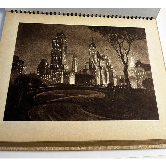 1930s 1939 New York in Etchings Book For Sale - Image 5 of 12