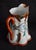 Japanese Antique Porcelain Pitcher Japanese Kutani Geisha Ware Hand Painted Gold Red Jug For Sale - Image 3 of 12