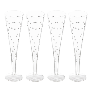 La Boheme Flute with Small Dots, Set of 4
