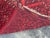 Red Hand Knotted Vintage Turkomen Qunduzi Rug For Sale - Image 8 of 8