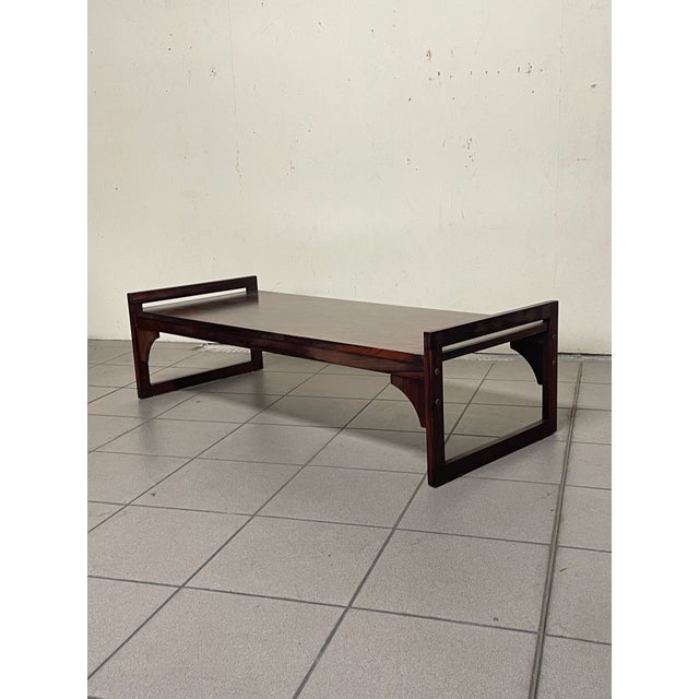 Brown Low Coffee Table, 1960s For Sale - Image 8 of 16