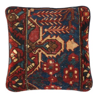 Pasargad Vintage Hand Knotted Farahan Rug Pillow For Sale