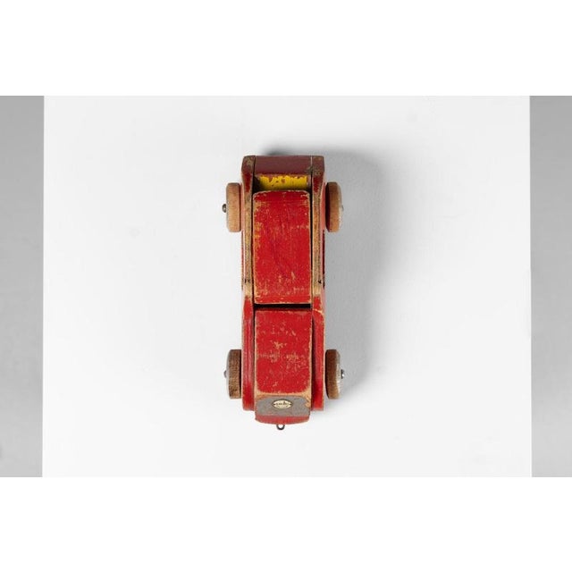 Red Ko Verzuu Automobile Model by Ko Verzuu for Ado, the Netherlands 1939 For Sale - Image 8 of 14